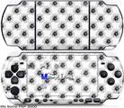 Sony PSP 3000 Skin - Kearas Daisies Black on White