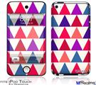 iPod Touch 4G Decal Style Vinyl Skin - Triangles Berries