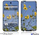 iPod Touch 4G Decal Style Vinyl Skin - Yellow Daisys