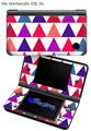 Triangles Berries - Decal Style Skin fits Nintendo DSi XL (DSi SOLD SEPARATELY)