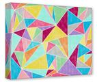 Gallery Wrapped 11x14x1.5  Canvas Art - Brushed Geometric