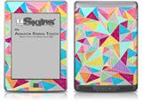 Brushed Geometric - Decal Style Skin (fits Amazon Kindle Touch Skin)