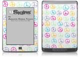 Kearas Peace Signs - Decal Style Skin (fits Amazon Kindle Touch Skin)