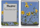 Yellow Daisys - Decal Style Skin (fits Amazon Kindle Touch Skin)