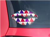 Lips Decal 9x5.5 Triangles Berries