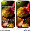 iPhone 4S Decal Style Vinyl Skin - Budding Flowers