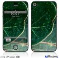 iPhone 4S Decal Style Vinyl Skin - Leaves