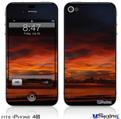 iPhone 4S Decal Style Vinyl Skin - Maderia Sunset