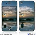 iPhone 4S Decal Style Vinyl Skin - Fishing