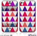 iPhone 4S Decal Style Vinyl Skin - Triangles Berries
