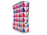 Triangles Berries Decal Style Skin for XBOX 360 Slim Vertical