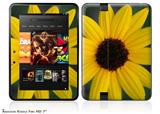 Yellow Daisy Decal Style Skin fits 2012 Amazon Kindle Fire HD 7 inch