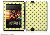 Kearas Daisies Yellow Decal Style Skin fits 2012 Amazon Kindle Fire HD 7 inch