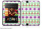 Kearas Tribal 1 Decal Style Skin fits 2012 Amazon Kindle Fire HD 7 inch