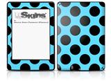 Kearas Polka Dots Black And Blue - Decal Style Skin fits Amazon Kindle Paperwhite (Original)