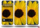 Yellow Daisy Decal Style Vinyl Skin - fits Apple iPod Touch 5G (IPOD NOT INCLUDED)