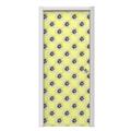 Kearas Daisies Yellow Door Skin (fits doors up to 34x84 inches)